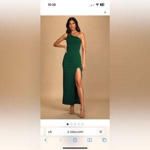 Lulus One Shoulder Cut Out Maxi